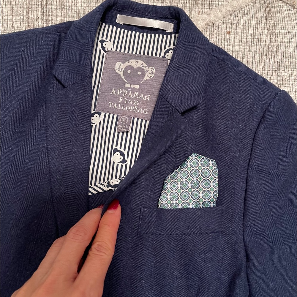Appaman boys navy blue blazer/jacket